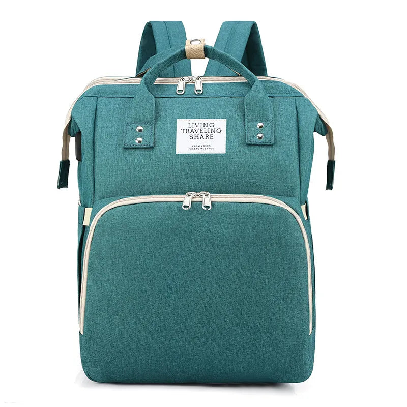 Large-Capacity Diaper Backpack – Everything in One Bag