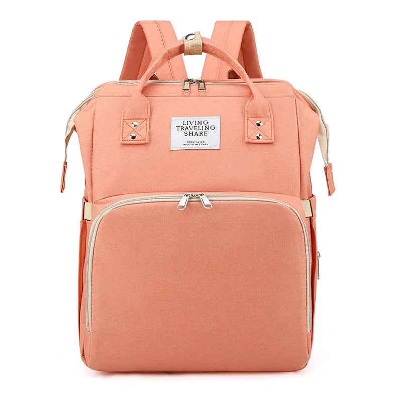 Large-Capacity Diaper Backpack – Everything in One Bag