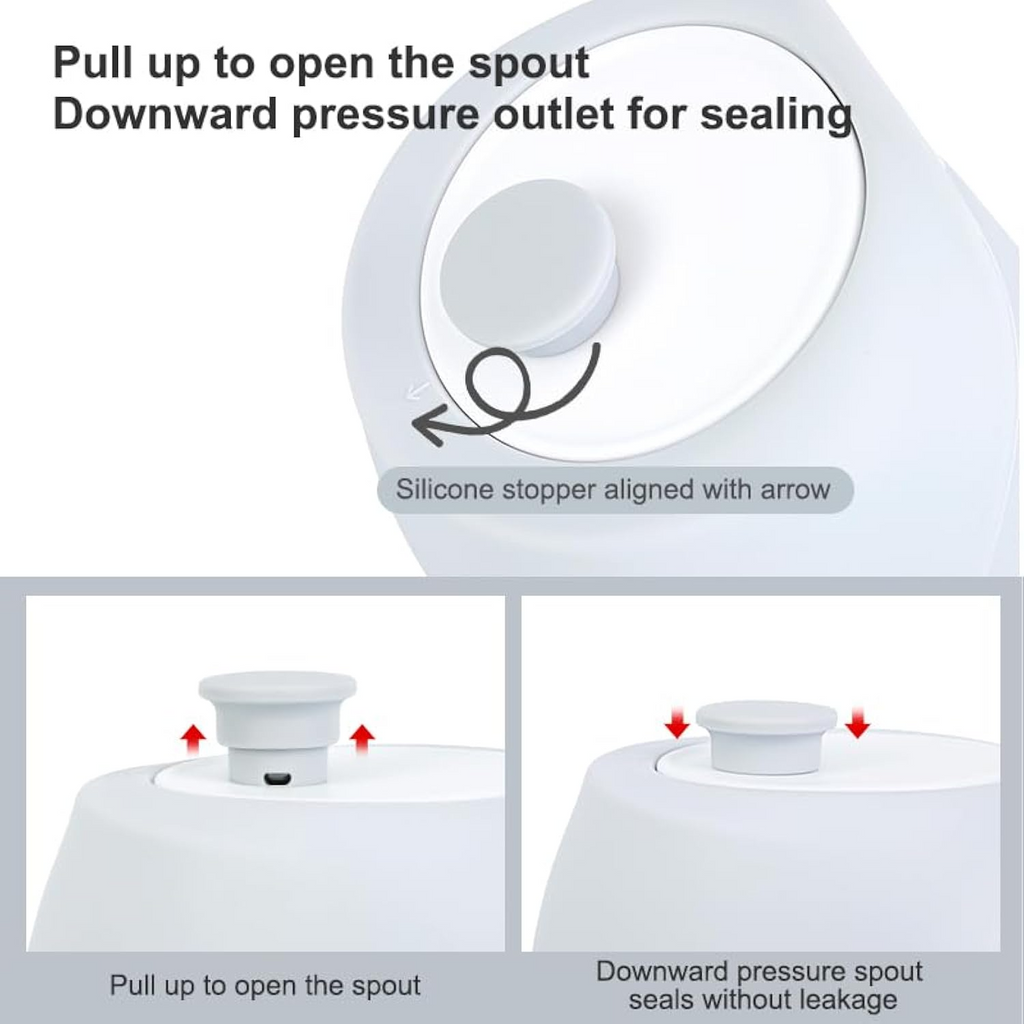 Portable Dog Water Bottle – Leak-Proof Travel Bowl (550ml)