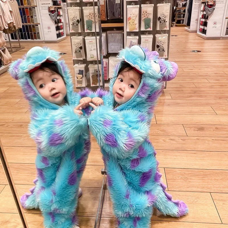 Hooded Animal Baby Jumpsuit – Cozy & Cute