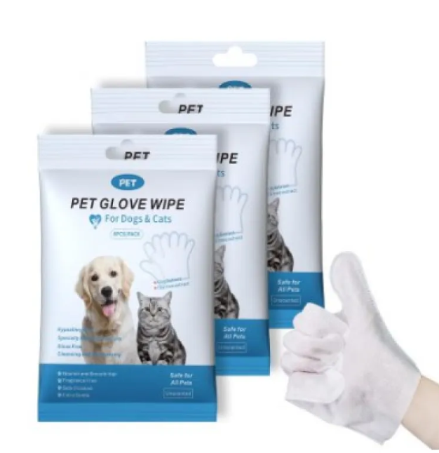 Pet Cleaning Gloves & Wipes – Quick Grooming On the Go