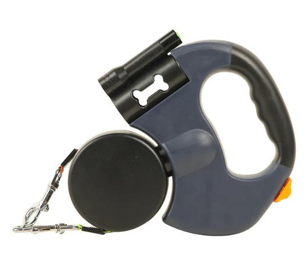 Dual Dog Leash – Walk Two Dogs Tangle-Free (with Light)