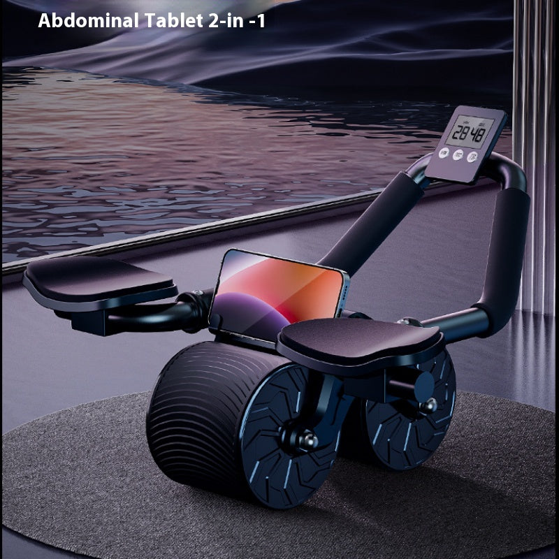 Automatic Rebound Ab Wheel – Core Trainer with Spring Assist