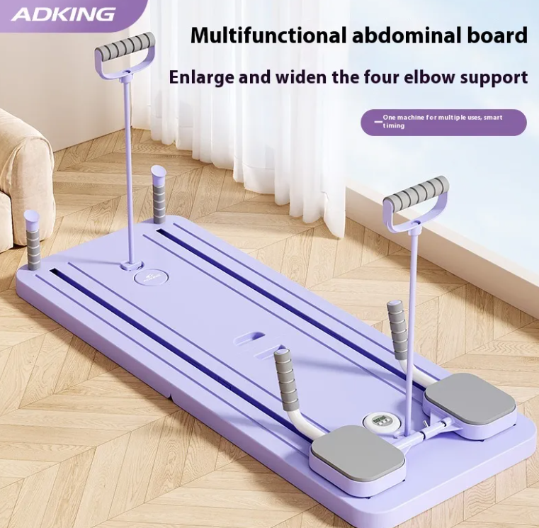 Foldable Ab Wheel Fitness Board – Multi-Workout Home Gym
