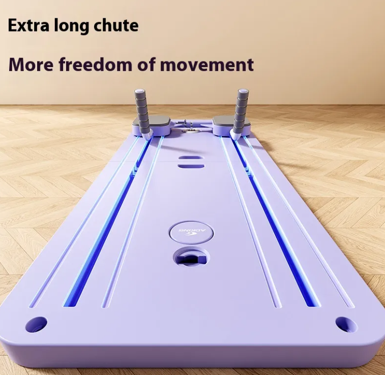 Foldable Ab Wheel Fitness Board – Multi-Workout Home Gym