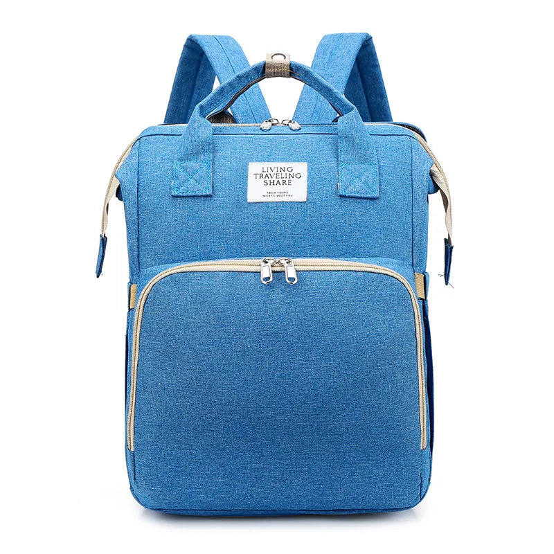 Large-Capacity Diaper Backpack – Everything in One Bag