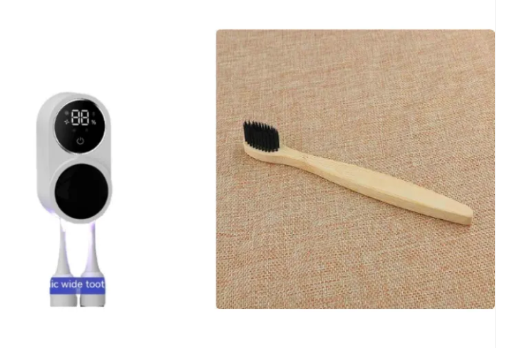 Smart Toothbrush Holder – Touch-Free Wall Station with UV Cycle