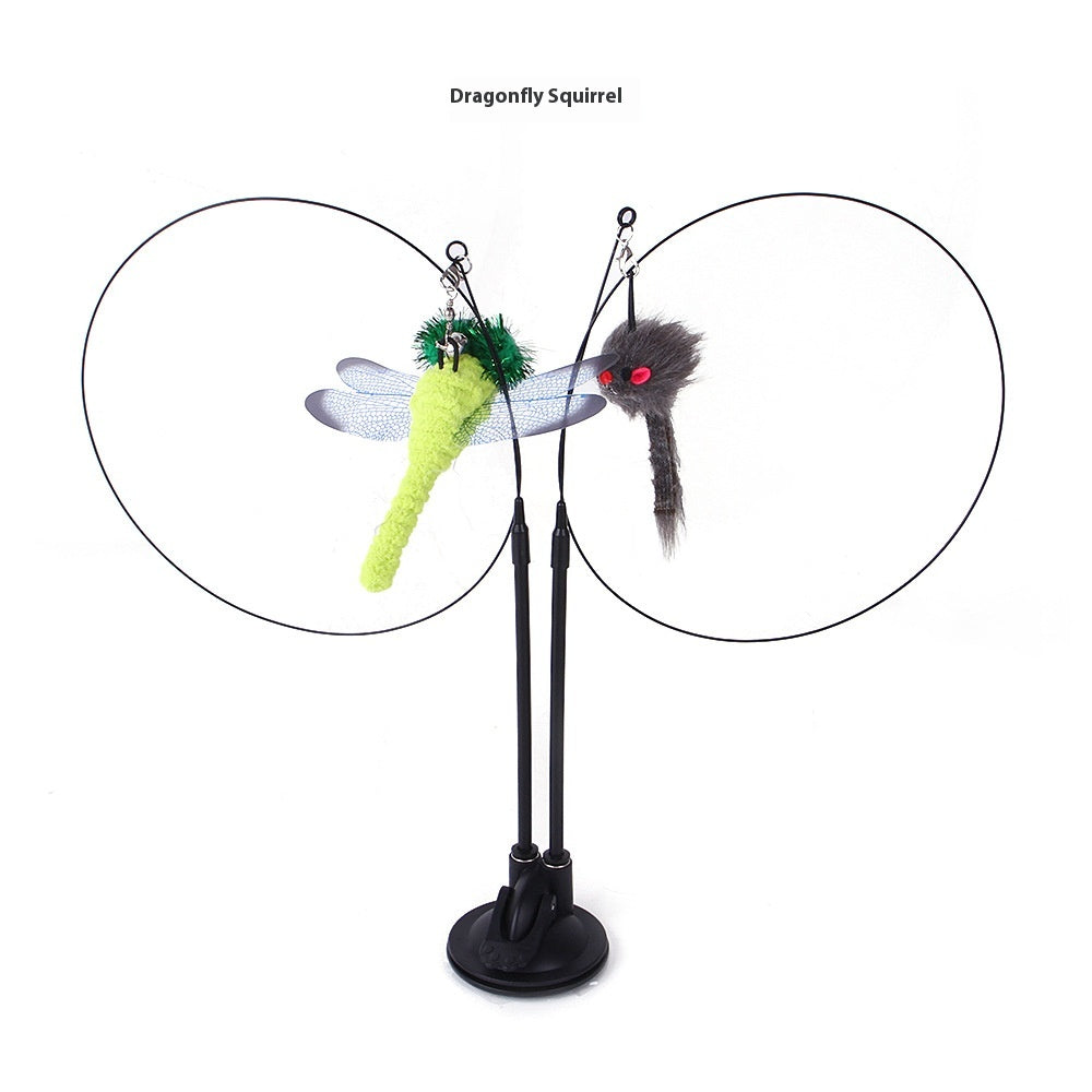 Cat Sucker Teaser Toy – Suction-Cup Interactive Play