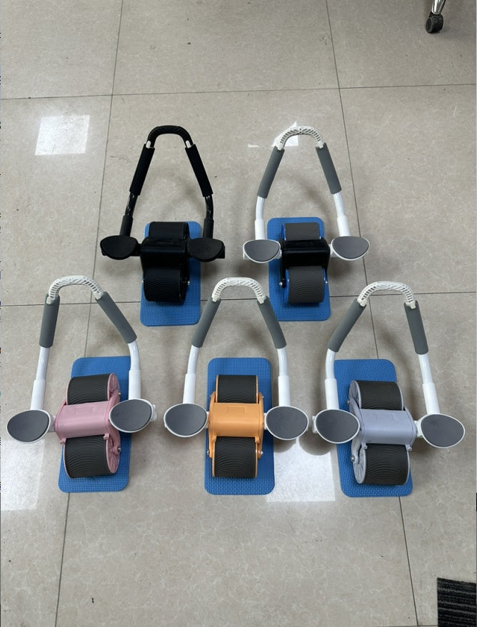Automatic Rebound Ab Wheel – Core Trainer with Spring Assist