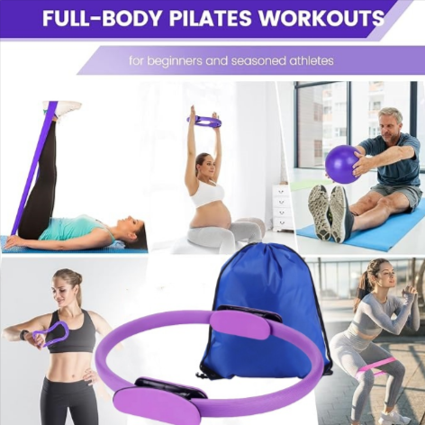 13-Piece Yoga & Pilates Set – Full-Body Home Workout Kit