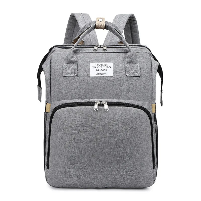 Large-Capacity Diaper Backpack – Everything in One Bag