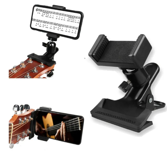 Phone Guitar Clip Stand – Film Your Playing Hands-Free