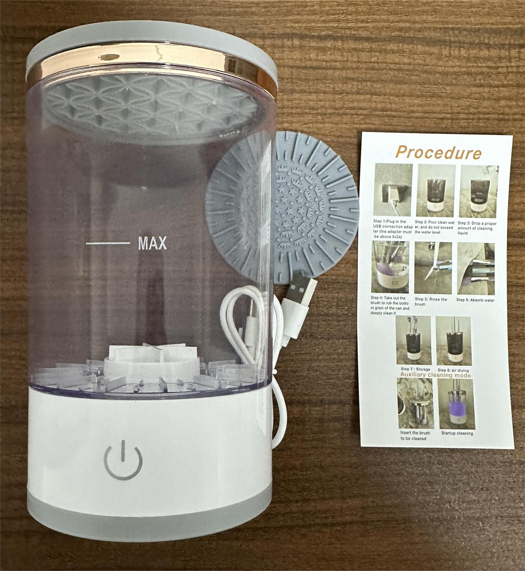 Electric Makeup Brush Cleaner – Spotless Brushes in Seconds