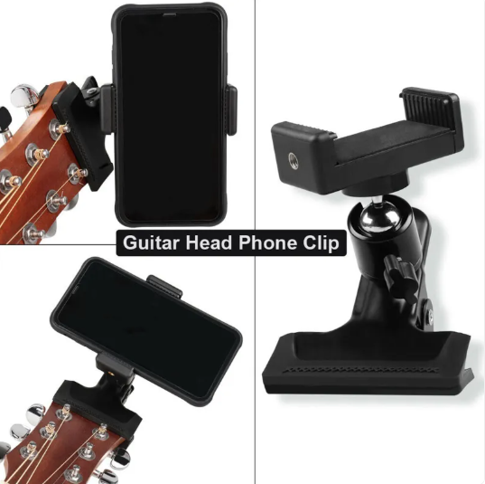 Phone Guitar Clip Stand – Film Your Playing Hands-Free