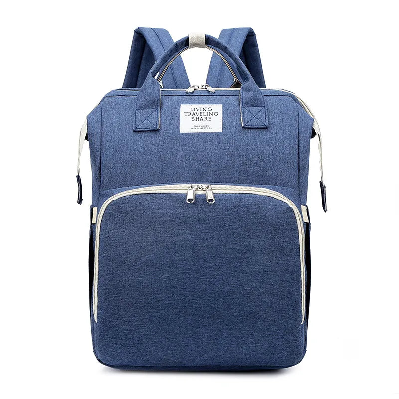 Large-Capacity Diaper Backpack – Everything in One Bag