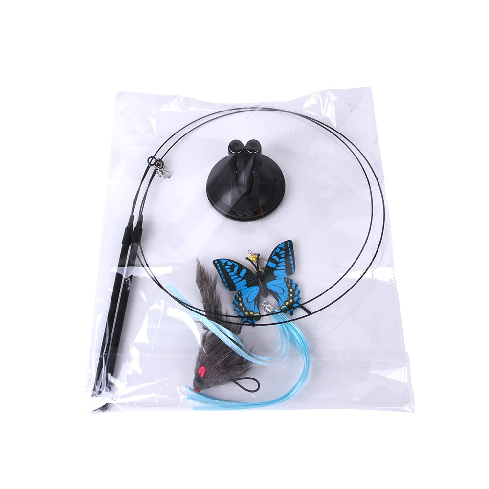 Cat Sucker Teaser Toy – Suction-Cup Interactive Play
