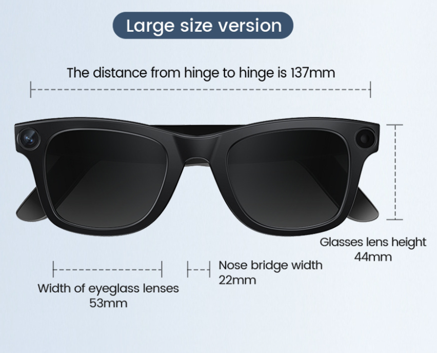 AI Camera Smart Glasses – Capture Life Hands-Free