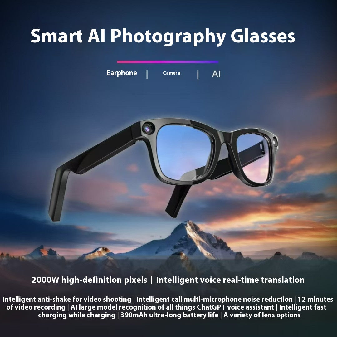 AI Camera Smart Glasses – Capture Life Hands-Free