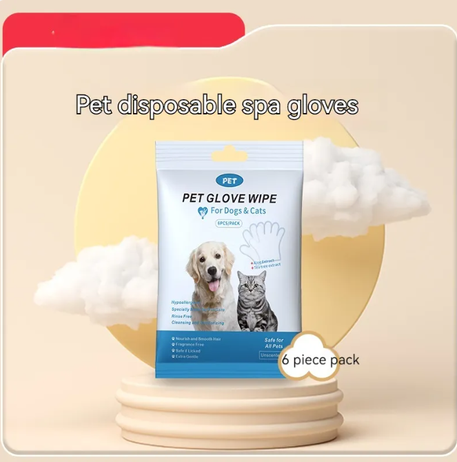 Pet Cleaning Gloves & Wipes – Quick Grooming On the Go