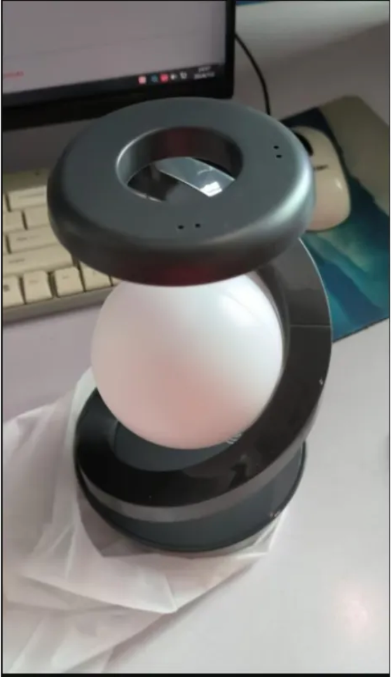 Moon Lamp – Rotating Moon Desk Light with Wireless Charging